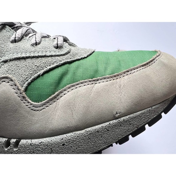 NIKE mens sz 9.5 Air Max 1 Classic Skull Pack 2008 Green Barley Gray GUC - Picture 7 of 7